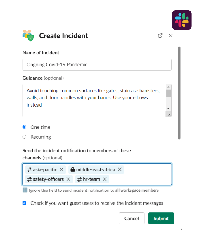 Send safety-check messages during emergencies.

                    